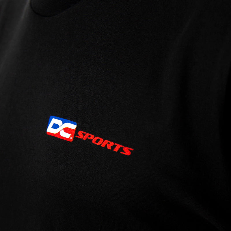 Black DC Colored Logo T-Shirt.