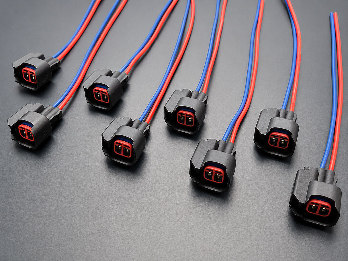 EV6 Fuel Injector Pigtails 8-Piece Set