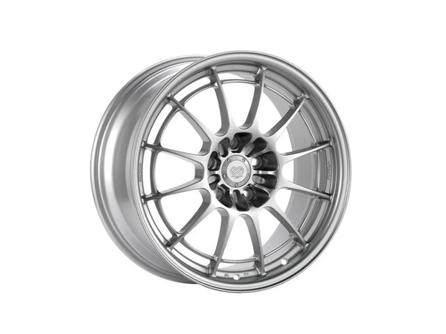 Enkei NT03+M 18x9.5 5x100 +40 F1 Silver multi-spoke performance wheel