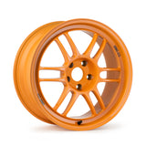 Enkei RPF1 17x9 5x100 +35 offset F1 Yellow lightweight racing wheel