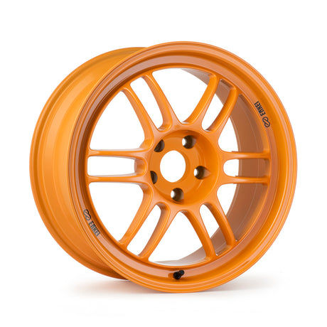 Enkei RPF1 17x9 5x100 +35 offset F1 Yellow lightweight racing wheel