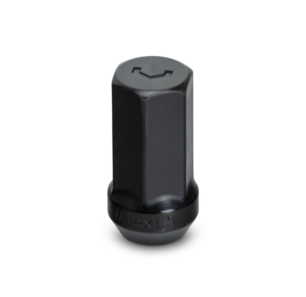 Vossen Extended 45mm Lug Nuts - 14x1.5 - 19mm Hex - Cone Seat - Black (Set of 24)