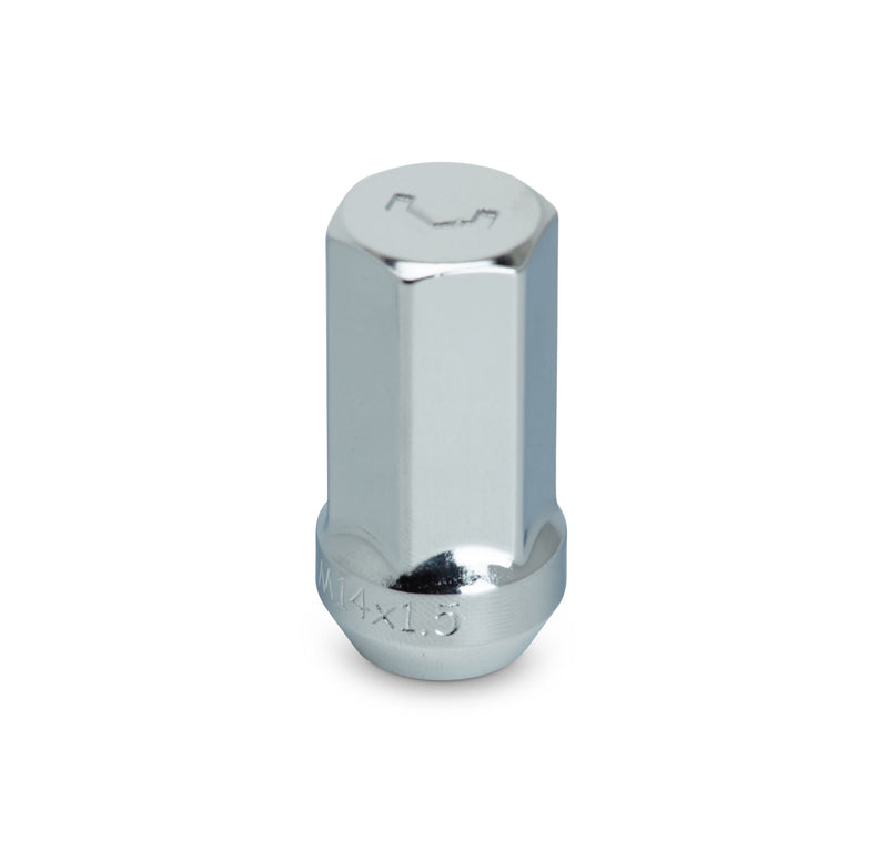 Vossen Extended 45mm Lug Nuts - 14x1.5 - 19mm Hex - Cone Seat - Silver (Set of 24)