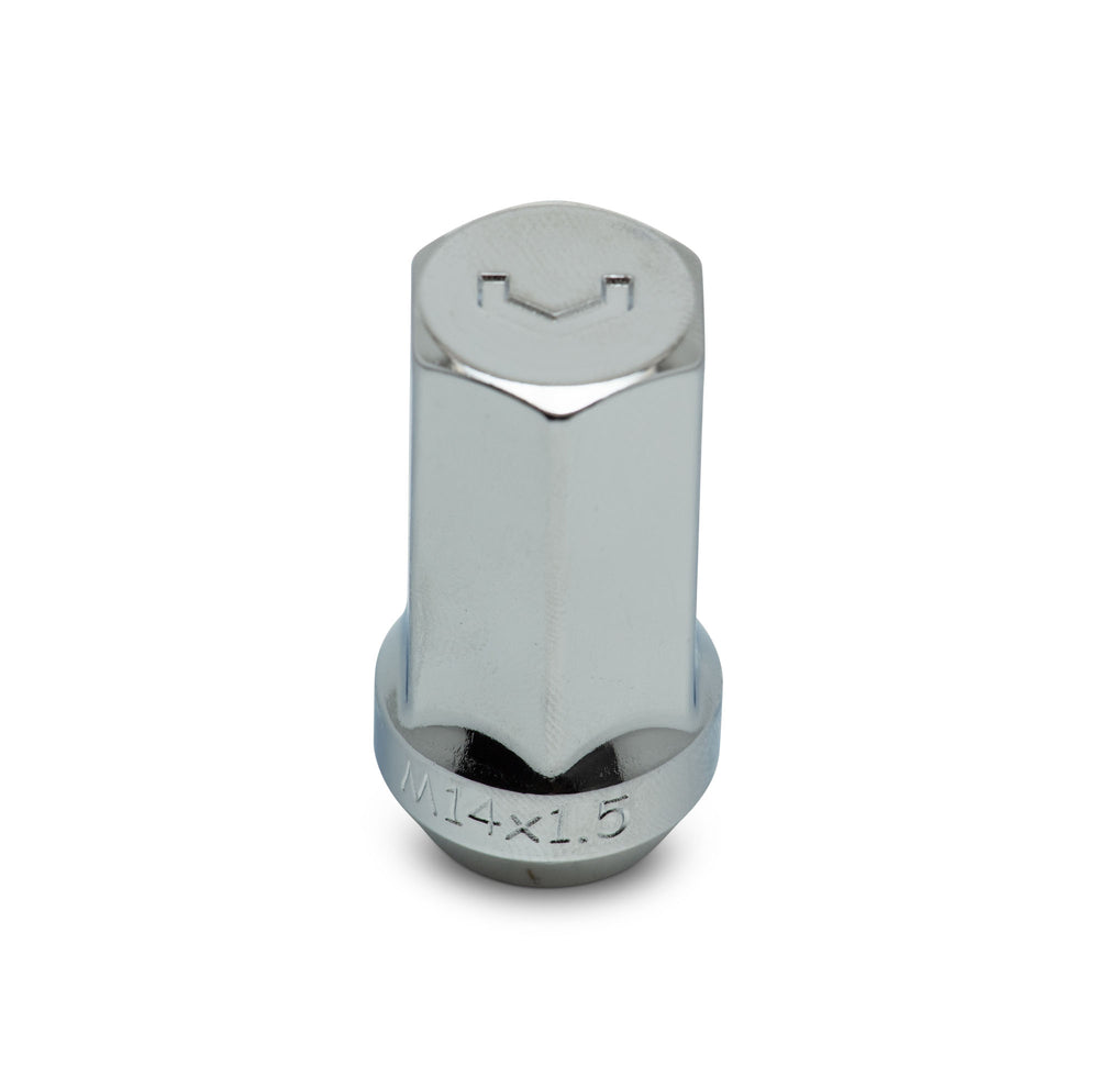 Vossen Extended 45mm Lug Nuts - 14x1.5 - 19mm Hex - Cone Seat - Silver (Set of 24)