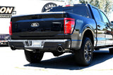 Gibson 2024 Ford F150 5.0L Black Elite Stainless Steel Split Rear Exhaust