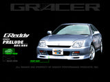 GReddy 17050062 Honda Prelude front bumper lip spoiler installed view