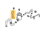 OEM bracket for power steering tank  on ’96–’00 Civic Diagram