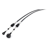 Hybrid Racing 02-05 Civic Si Shifter Cables - Transmission End View