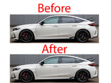 H&R sport spring kit 2023 Honda Civic Type R FL5 Drop: Before / After.