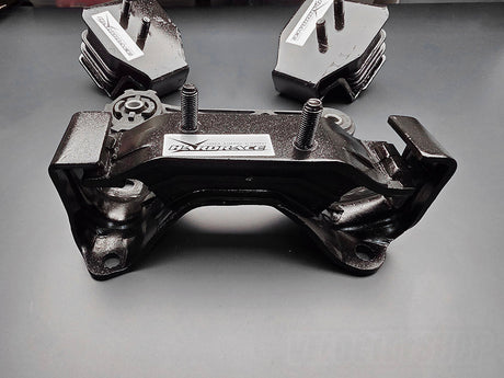 Hardrace 5838 engine mounts black finish steel bracket
