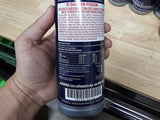 OEM Acura Windshield Washer Concentrate Cleaner and Antifreeze directions for use and warning label.