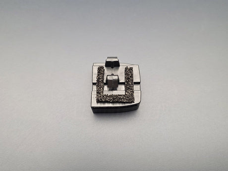 Genuine Honda fuel lid clip backside with foam pad 74481-TVA-A01