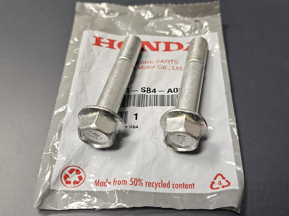 Genuine OEM Honda Acura rear lower shock bolt set for RSX and Civic