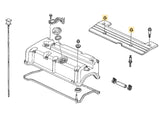 OEM Honda 90207-RAA-A10 Coil Pack Cover Black acorn nuts K20/K24 Diagram