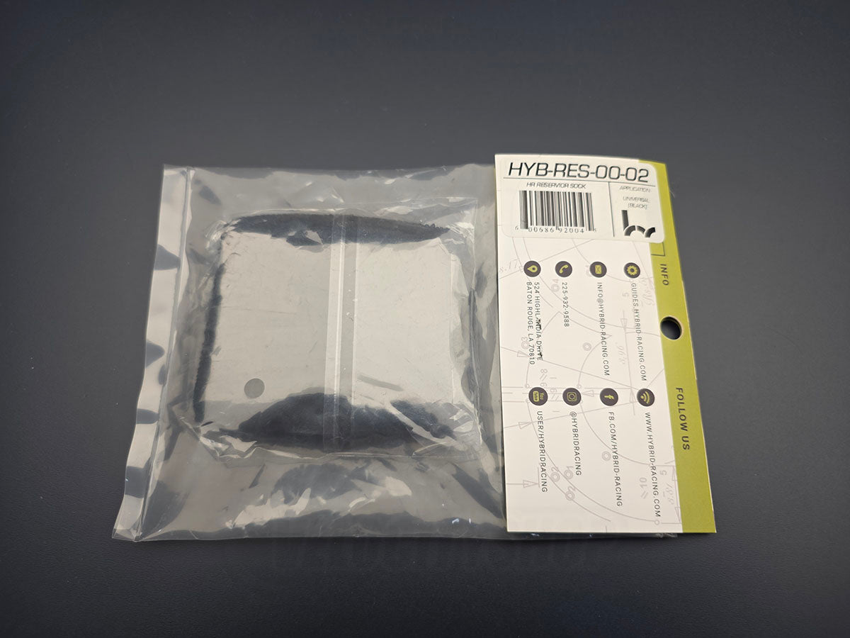 Hybrid Racing HYB-RES-00-02 slip-on reservoir sock