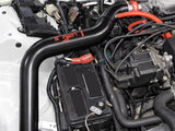 Black Injen RD1500BLK cold air intake for 1988–1991 Honda Civic EX and Si 1.6L - installed Engine Bay View