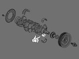 OEM K-Series Crankshaft Key Way