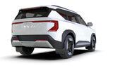 2027 Kia EV5 with Rally Armor black polyurethane mud flaps installed