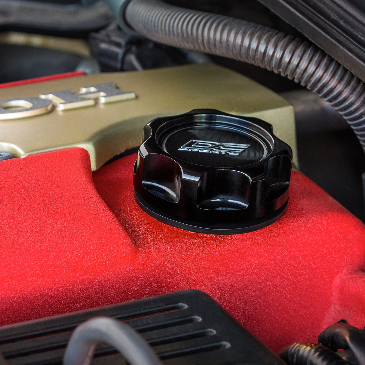 DC Sport Anodized Oil Cap for Mazda with M35 x 4 thread