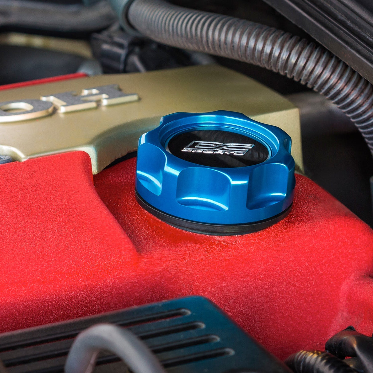 DC Sport Anodized Oil Cap for Mazda with M35 x 4 thread