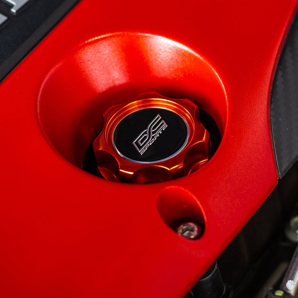 DC Sport Anodized Oil Cap for Mazda with M35 x 4 thread