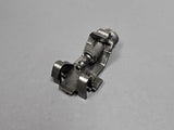 Back view of two OEM 10th Gen Honda Civic front washer nozzles showing clips