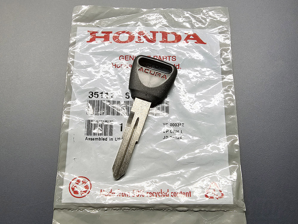 Genuine OEM Acura blank key for 1990-2001 Integra