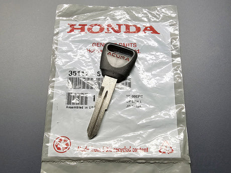 Genuine OEM Acura blank key for 1990-2001 Integra