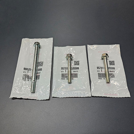 Factory Honda alternator bolts K24 for TSX, Accord, and Element with packaging