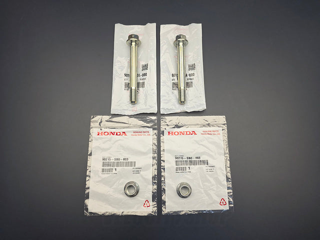 Genuine OEM Honda Acura front shock fork lower bolt and nut kit for Accord Prelude TSX