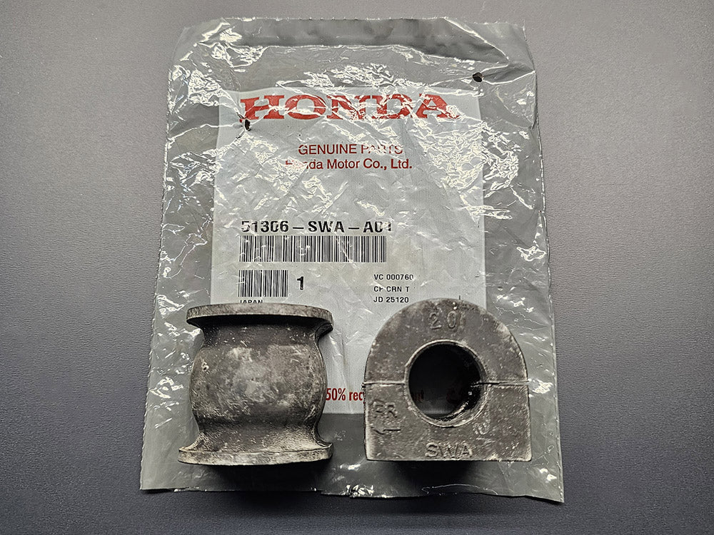OEM Honda front sway bar bushings set of 2 for 2007–2014 CR-V on Honda packaging