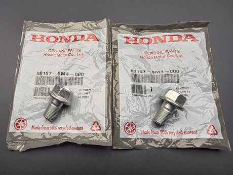 OEM Honda Acura front brake caliper bracket bolts 2 piece set