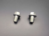 Front caliper bracket bolts one side only Honda Acura