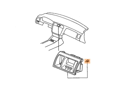 OEM Honda 98-02 Accord Interior Clock Wedge Bulb