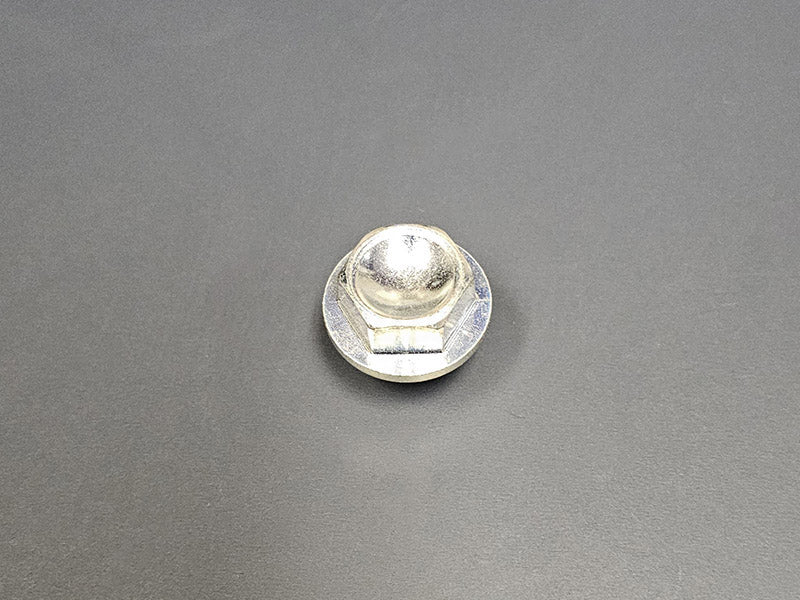 OEM Honda 14mm oil pan drain bolt close-up top view