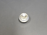OEM Honda 14mm oil pan drain bolt close-up top view