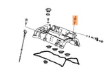 Genuine Honda Acura K24W valve cover bolt with ball stud diagram