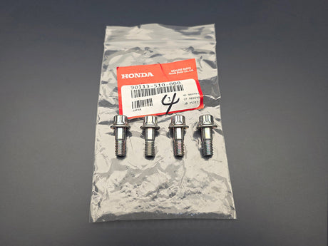 Genuine OEM Honda propeller shaft bolt set 90113-S10-000 four pack for AWD driveshaft service