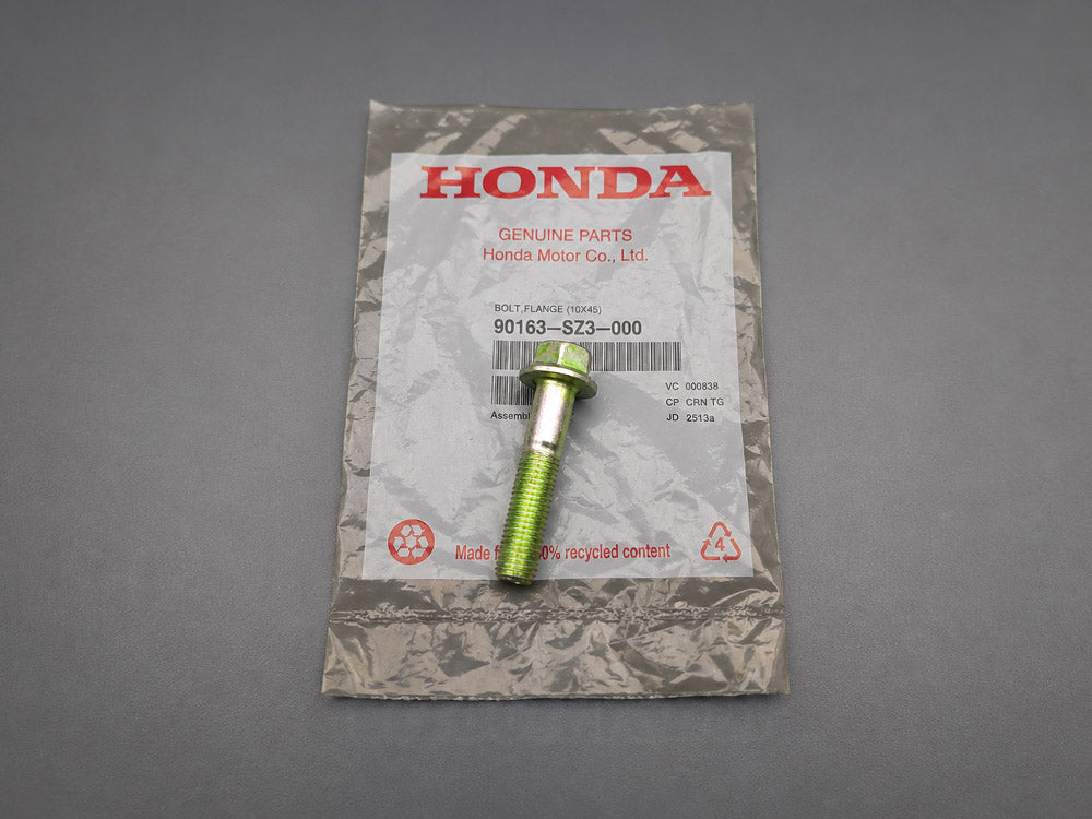 Genuine OEM Honda Acura 90163-SZ3-000 10x45 flange bolt in factory Honda packaging
