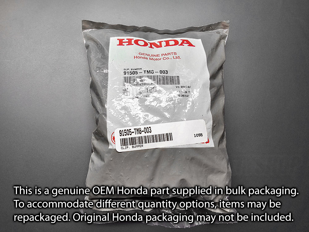 OEM Honda Bumper Clips 20mm Flange / 10mm Stud | 6-pieces