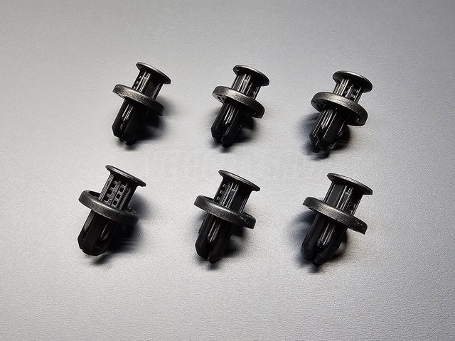 OEM Honda Bumper Clips 91505-TM8-003 20mm flange 10mm stud 6 pieces