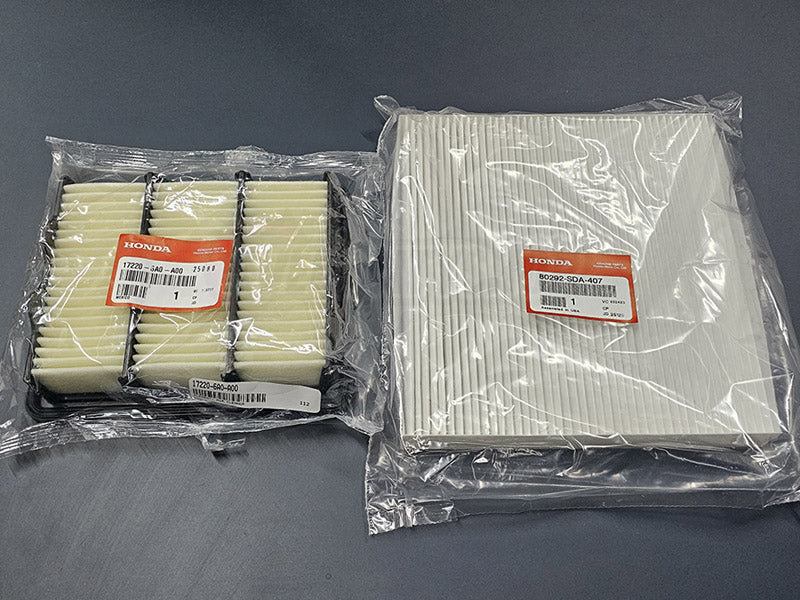 OEM Drop in Air Filter and Cabin Filter for 2018-2022 Accord 1.5T