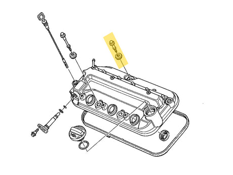 OEM Honda J30 J32 J35 Valve Cover Short Bolt with grommet