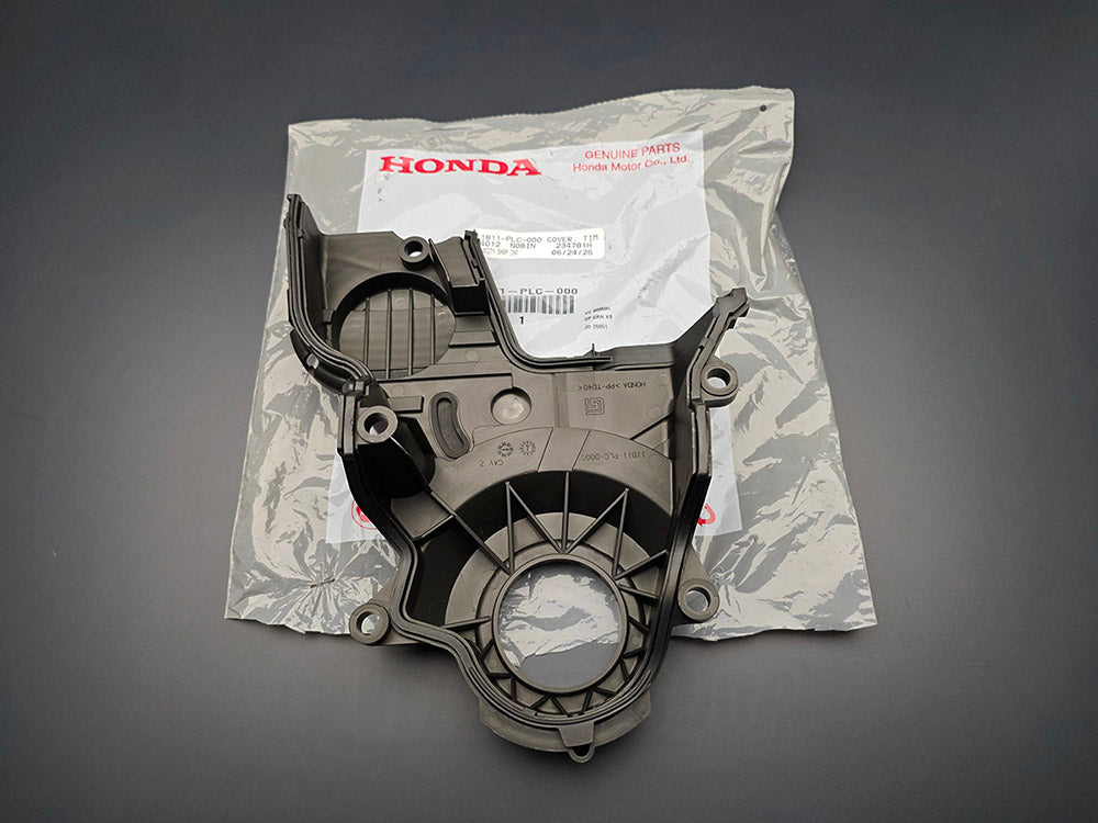 OEM Honda Civic 1.7L lower timing belt cover 11811-PLC-000 backside view