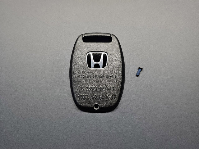 OEM Honda key fob back cover replacement kit with screw