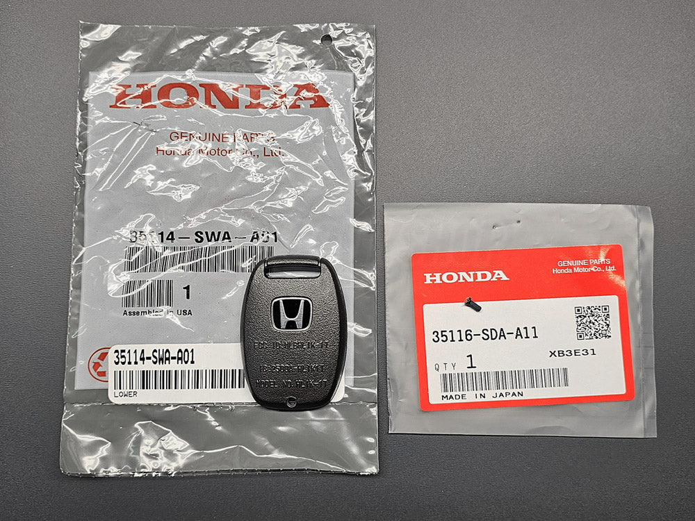 35114-SWA-A01 Honda key fob shell back cover OEM replacement Accord CR-V Insight Crosstour