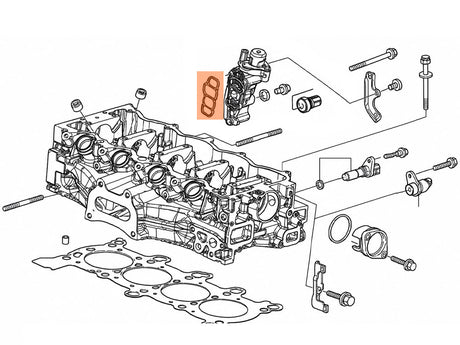 OEM Honda Spool Valve 06-15 Civic EX Diagram