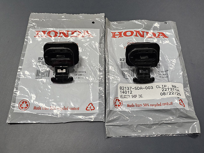 OEM Honda 82137-SDA-003 Rear Seat Cushion Clips 2 pieces – front view 