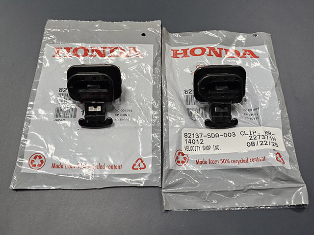 OEM Honda 82137-SDA-003 Rear Seat Cushion Clips 2 pieces – front view 