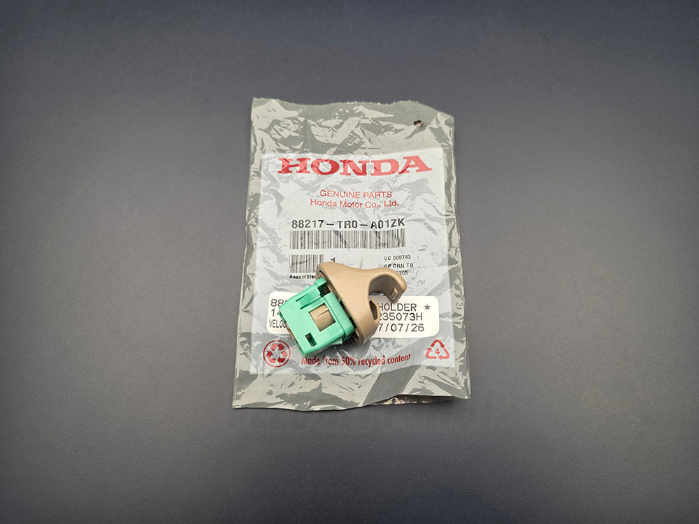 Genuine OEM Honda sun visor holder clip 88217-TR0-A01ZK Cashmere Ivory with Honda packaging